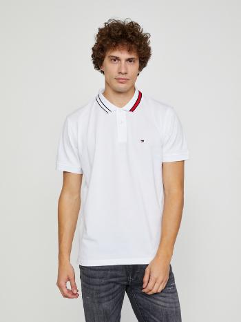 Tommy Hilfiger Sophisticated Tipping Polo Tricou Alb