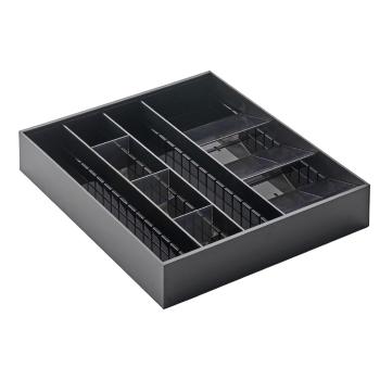 Organizator de tacâmuri negru din plastic 47.5 x 35 cm - YAMAZAKI