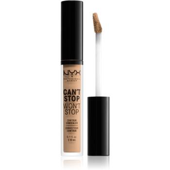 NYX Professional Makeup Can't Stop Won't Stop corector lichid culoare 09 Medium Olive 3.5 ml