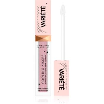 Eveline Cosmetics Variété Cooling Kisses lip gloss hidratant cu efect racoritor culoare 02 Sugar Nude 6,8 ml