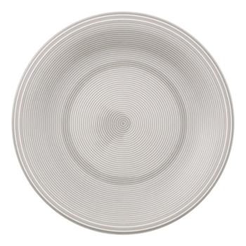 Farfurie din porțelan pentru desert Villeroy & Boch Like Color Loop, ø 21,5 cm, alb - gri