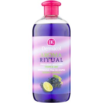 Dermacol Aroma Ritual Grape & Lime spumă de baie anti-stres 500 ml