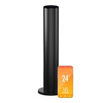 Blumfeldt Încălzitor radiant cu infraroșu SmartFlow Tower | 700 W | Distribuția căldurii 360° | Control WLAN