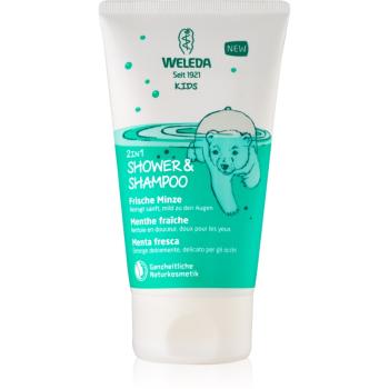Weleda Kids Magic Mint cremă de duș și șampon pentru copii 2 in 1 150 ml