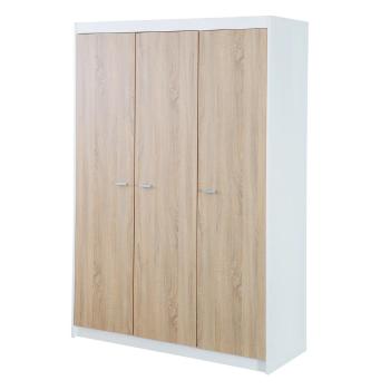 Șifonier pentru copii  alb-natural 131x190 cm Gabriella – Roba