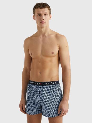 Tommy Hilfiger Woven Boxer Print Boxeri Albastru