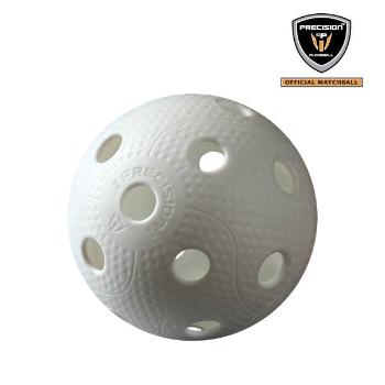 floorball balon Precision super ligă Alb