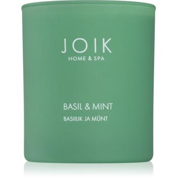 JOIK Home & Spa Basil & Mint lumânare parfumată 150 g