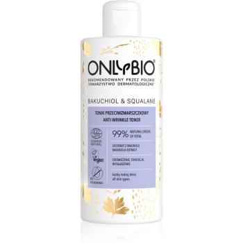 OnlyBio Bakuchiol & Squalane tonic revigorant cu efect de netezire 300 ml