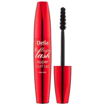 Delia Cosmetics Collagen Lash mascara pentru curbare si alungire culoare Black 12 ml