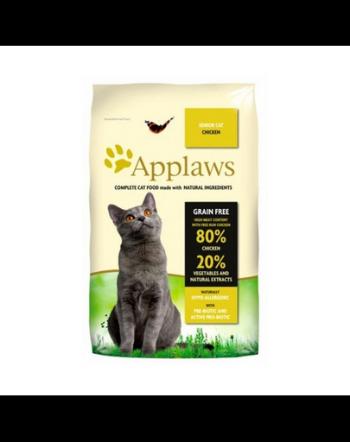 APPLAWS Senior Chicken 400 g mancare uscata cu pui pentru pisici senior