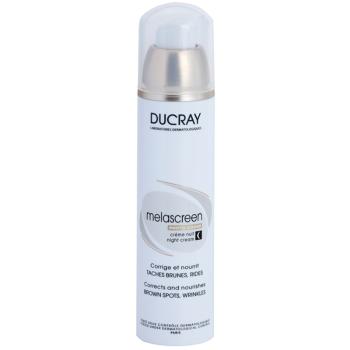 Ducray Melascreen crema de noapte nutritiva impotriva petelor pigmentate si a ridurilor 50 ml