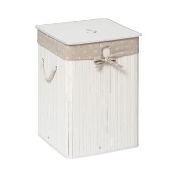 Coș de rufe din lemn și  material textil 62 l Kankyo – Premier Housewares