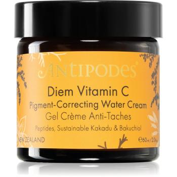 Antipodes Diem Vitamin C Pigment-Correcting Water Cream Cremă hidratantă radiance împotriva petelor pigmentare 60 ml