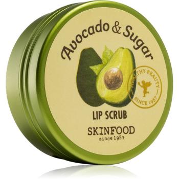 Skinfood Avocado & Sugar Exfoliant pentru buze 14 g
