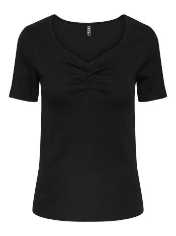 Pieces Tricou pentru femei PCTANIA Slim Fit 17135430 Black S