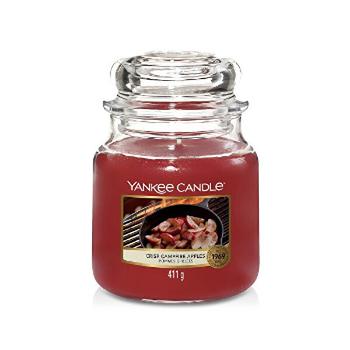 Yankee Candle Lumânare aromatică Classic Crisp Campfire Apples 411 g