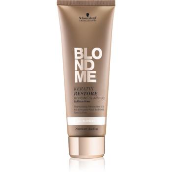 Schwarzkopf Professional Blondme șampon reparator cu keratină pentru toate nuantele de blond fără sulfat 250 ml