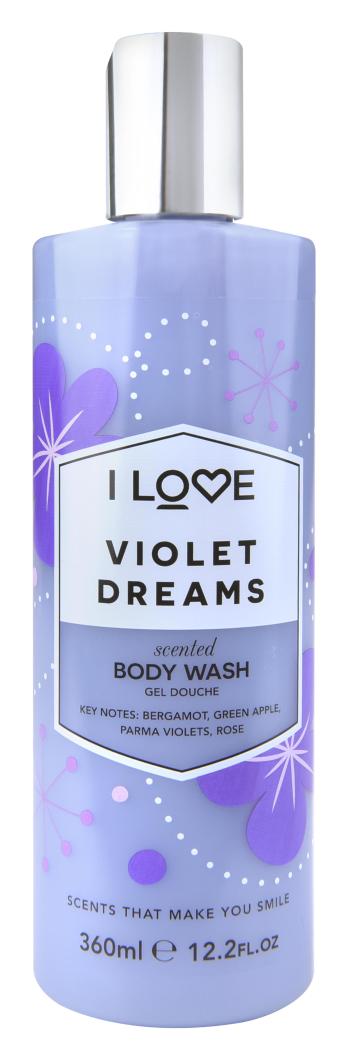 I Love Gel de duș Violet Dreams ( Body Wash) 360 ml