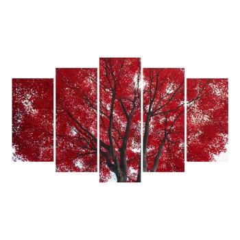 Tablou din mai multe piese 3D Art Red Passion, 102 x 60 cm