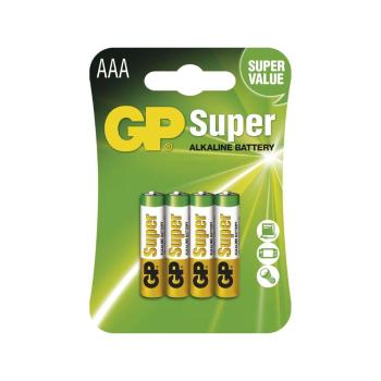 Set 4 baterii alcaline EMOS GP Super AAA