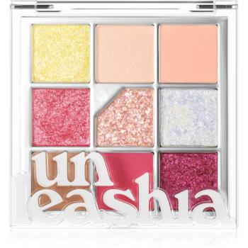 Unleashia Glitterpedia Eye Palette paletă cu farduri de ochi culoare All of Peach Ade 6,6 g