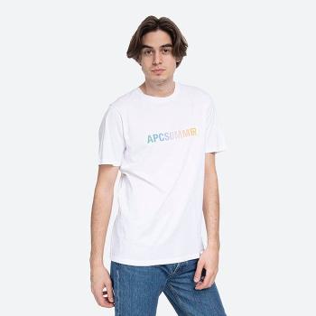 Tricou bărbătesc A. P. C. Viktor COELN-H26006 BLANC