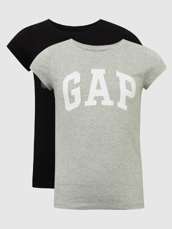 GAP Tricou pentru copii 2 buc Negru