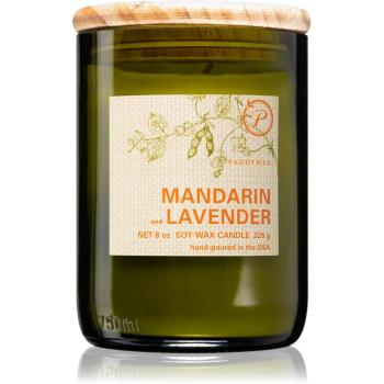Paddywax Eco Green Mandarin & Lavender lumânare parfumată 226 g