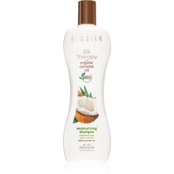 Biosilk Silk Therapy Natural Coconut Oil sampon hidratant cu ulei de cocos 355 ml