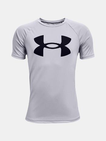 Under Armour Tech Big Logo SS Tricou pentru copii Gri