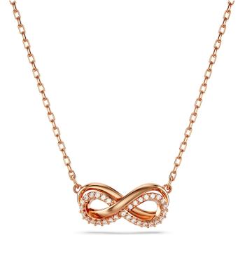 Swarovski Colier modern din bronz infinit cu cristale Hyperbola 5684084