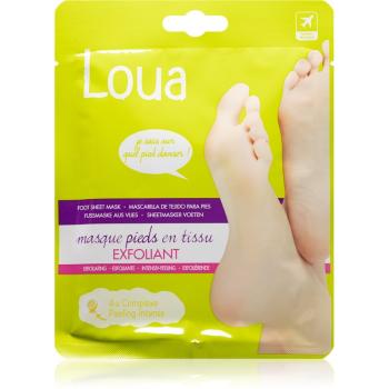 Loua Exfoliating Feet Mask mască regeneratoare pentru picioare și unghii 14