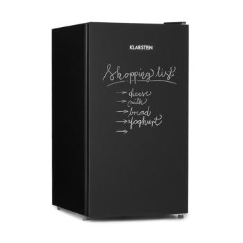 Klarstein Miro, frigider, suprafață pentu scris, 91 l, A +, compartiment pentru legume, negru