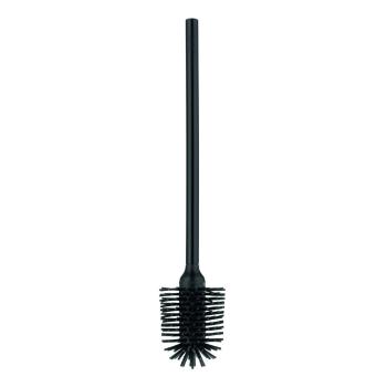 Perie de toaletă cu cap din silicon Kela La Brosse, negru