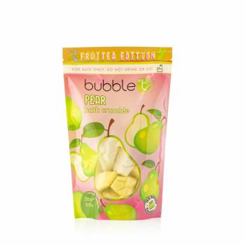 Bubble T Cosmetics Bucăți efervescente pentru baie Pear (Bath Crumble) 250 g