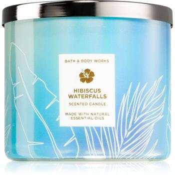 Bath & Body Works Hibiscus Waterfalls lumânare parfumată I. 411 g