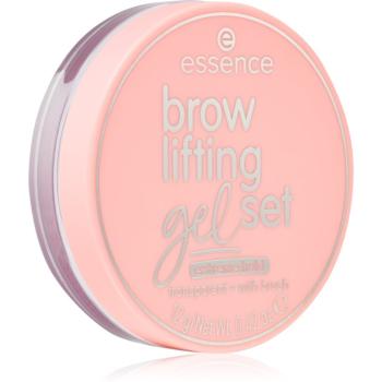 essence Brow Lifting Gel Set gel fixare pentru sprâncene cu pensula 12 g