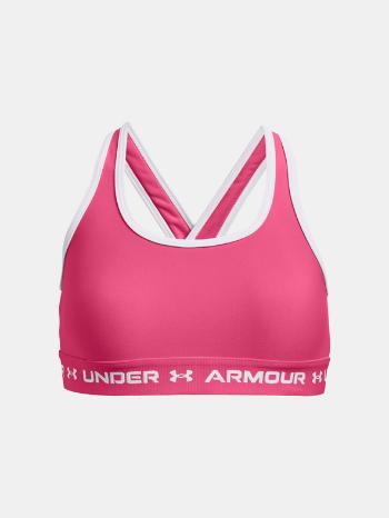 Under Armour G Crossback Mid Solid Sutien pentru fete Roz