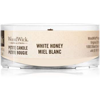 Woodwick White Honey lumânare votiv cu fitil din lemn 31 g