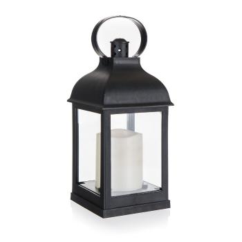 Felinar Home Decor. cu lumânare LED, 10 x 10 x 22 cm