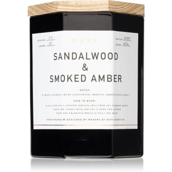 Makers of Wax Goods Sandalwood & Smoked Amber lumânare parfumată 321 g
