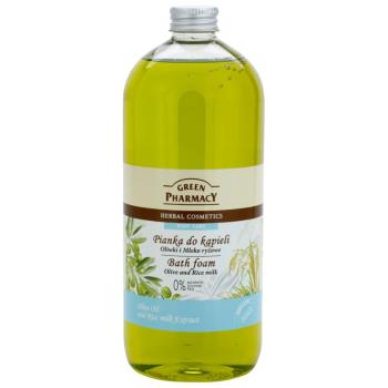 Green Pharmacy Body Care Olive & Rice Milk spuma de baie 1000 ml