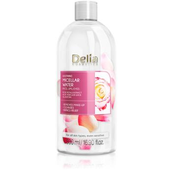 Delia Cosmetics Micellar Water Rose Petals Extract Demachiant calmant micelara de apa 500 ml