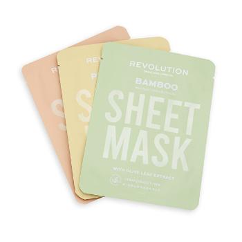 Revolution Skincare Set de măști pentru față pentru tenul uscat Biodegradable (Dry Skin Sheet Mask)