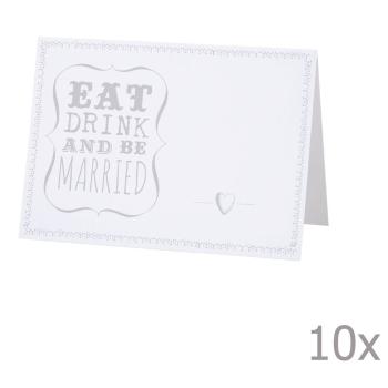 Etichete nuntă Be Married, 10 buc.