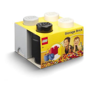 Set 3 cutii de depozitare din plastic LEGO®, 25 x 25,2 x 18,1 cm