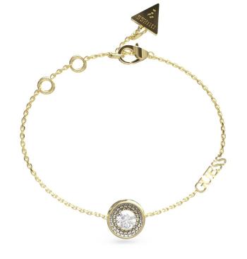 Guess Brățară atemporală placată cu aur Unique Solitaire JUBB03399JWYG 17 - 21 cm - L