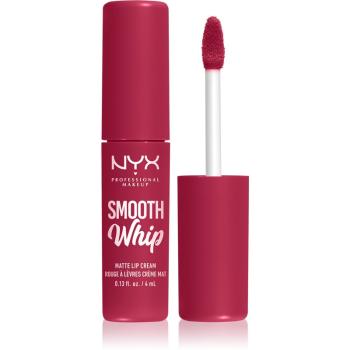 NYX Professional Makeup Smooth Whip Matte Lip Cream ruj de buze catifelant cu efect de netezire culoare 08 Fuzzy Slippers 4 ml