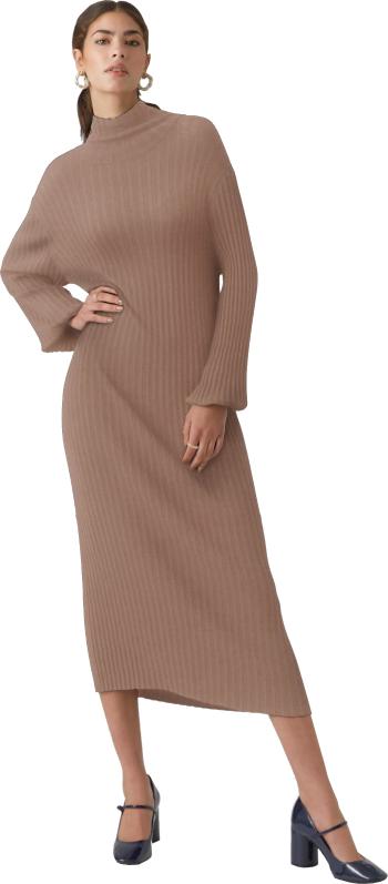 Vero Moda Rochie pentru femei VMWIELD Slim Fit 10296782 Brown Lentil L